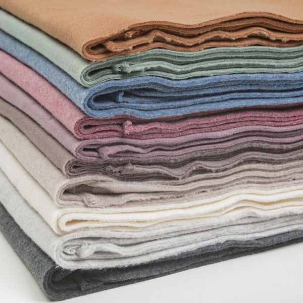 Organic fleece fabrics