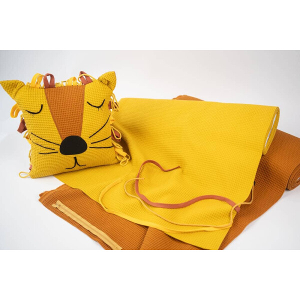 Kostenlose Nähanleitung Kissenbezug „Löwe“ - Kostenlose Naehanleitung Kissenbezug Löwe für Kinder @ KATTUN-Stoffe.de