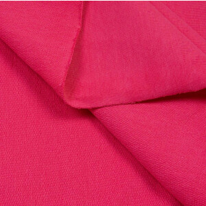 ORGANIC FRENCH TERRY BASIC HOT PINK