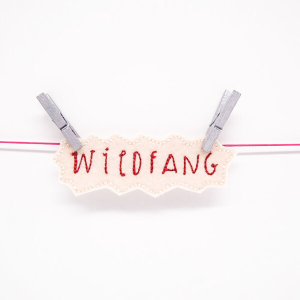 EMBROIDERED WILDFANG