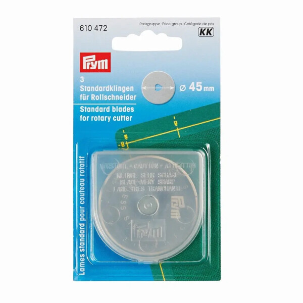 PRYM REFILL BLADES FOR ROTARY CUTTER 45MM