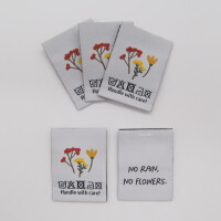 WOVEN LABEL FALL FLORAL (5 pcs)