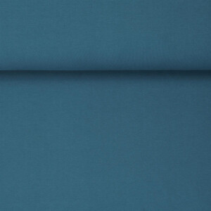 ORGANIC FRENCH TERRY BRUSHED STEEL BLUE