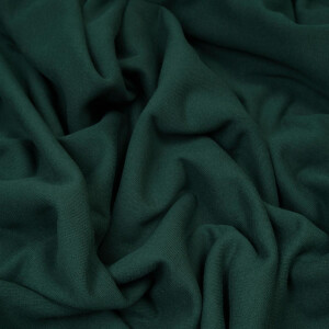 ORGANIC FRENCH TERRY BRUSHED HUNTER GREEN