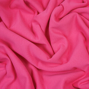 ORGANIC FRENCH TERRY BRUSHED HOT PINK