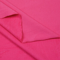ORGANIC FRENCH TERRY BRUSHED HOT PINK