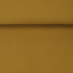 ORGANIC FRENCH TERRY BRUSHED OLIVE GOLD