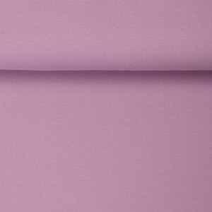 ORGANIC FRENCH TERRY BRUSHED DUSTY MAUVE