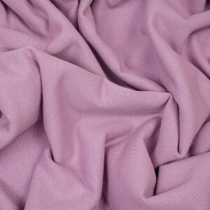 ORGANIC FRENCH TERRY BRUSHED DUSTY MAUVE