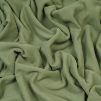 ORGANIC FRENCH TERRY BRUSHED GRASS GREEN