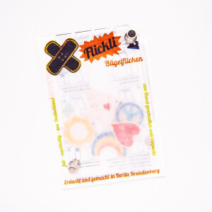 EMBROIDERED PATCH SET LOVE & PEACE (5 pcs.)