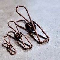 STEEL WIRE CLIPS SMALL (20 pcs.) bronze