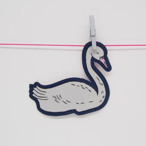 IRON ON PATCH SWAN