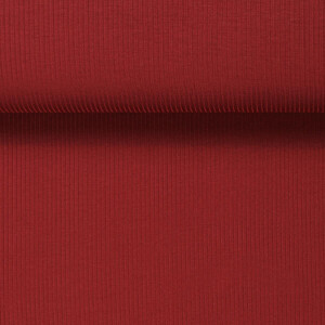 TENCEL DERBY RIBBED JERSEY BERRY
