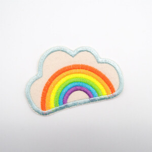 EMBROIDERED PATCH RAINBOW CLOUD