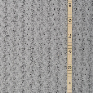 KNIT CABLE PATTERN GREY