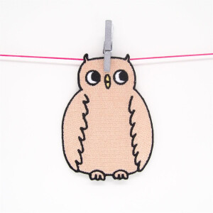 PATCH EMBROIDERED OWL