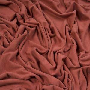 BAMBOO COTTON JERSEY CHIMNEY RED