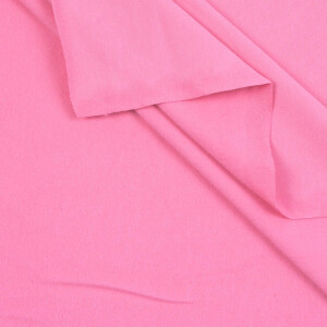 ORGANIC FRENCH TERRY BRUSHED FLAMINGO PINK