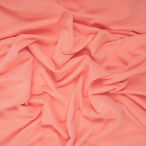 ORGANIC FRENCH TERRY BRUSHED SALMON PINK