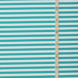 PERFORMANCE ACTIVEWEAR STRIPES TEAL/WHITE