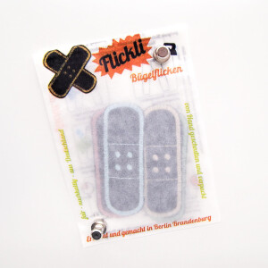 EMBROIDERED PATCH SET BAND AID PASTEL (4pcs.)