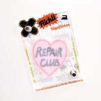 EMBROIDERED PATCH HEART REPAIR CLUB