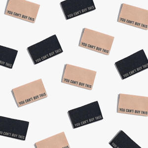WOVEN LABEL YOU CANT BUY THIS (6 pcs)