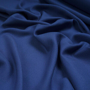 ECOVERO LEIA CREPE SOLID COBALT BLUE