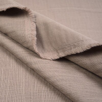 TWILL/MUSSELIN RECYCLED COTTON TAUPE