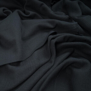 TWILL/MUSSELIN RECYCLED COTTON BLACK
