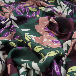 VISCOSE LILLY FOREST GREEN