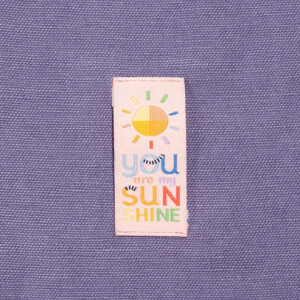 WOVEN LABEL YOU ARE MY SUNSHINE (6 pcs)