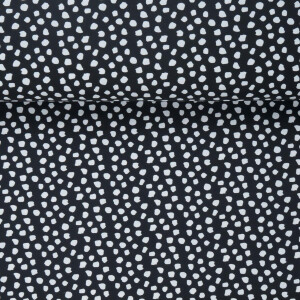 SPORT/BADE LYCRA DOTTED BLACK/WHITE