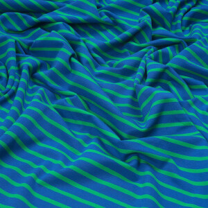 Jersey Breton Stripes cobalt/green