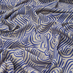 VISCOSE BLUE LINE ABSTRACT
