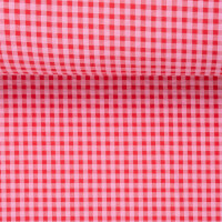 SEERSUCKER VICHY PINK/RED