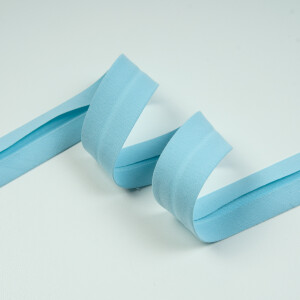 SCHR&Auml;GBAND BIO BAUMWOLLE light blue 25m