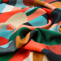VISCOSE TWILL ABSTRAKT FARVESPIL multicolour