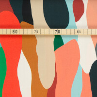 VISCOSE TWILL ABSTRAKT FARVESPIL multicolour