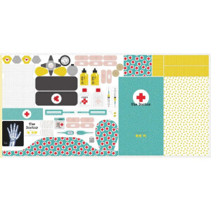 POPLIN PANEL KIDS TOYS the doctor