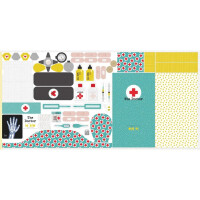 POPLIN PANEL KIDS TOYS the doctor