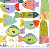 POPLIN PANEL KIDS TOYS TODDLER fishing game