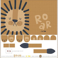 POPLIN PANEL KIDS BACKPACK Lion