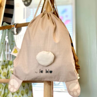 POPLIN PANEL KIDS BACKPACK Rabbit