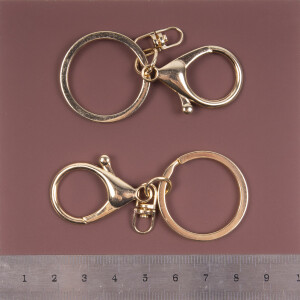 METAL D-RING 25 GOLD gold
