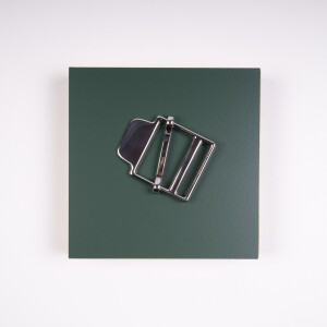 BUCKLE WITH ADJUSTER silver