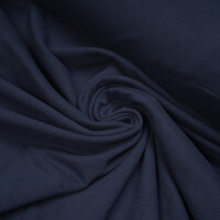 ORGANIC FRENCH TERRY BRUSHED DENIM BLUE