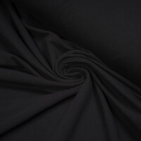ORGANIC FRENCH TERRY BRUSHED COAL BLACK