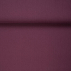 ORGANIC FRENCH TERRY BRUSHED RED GRAPE